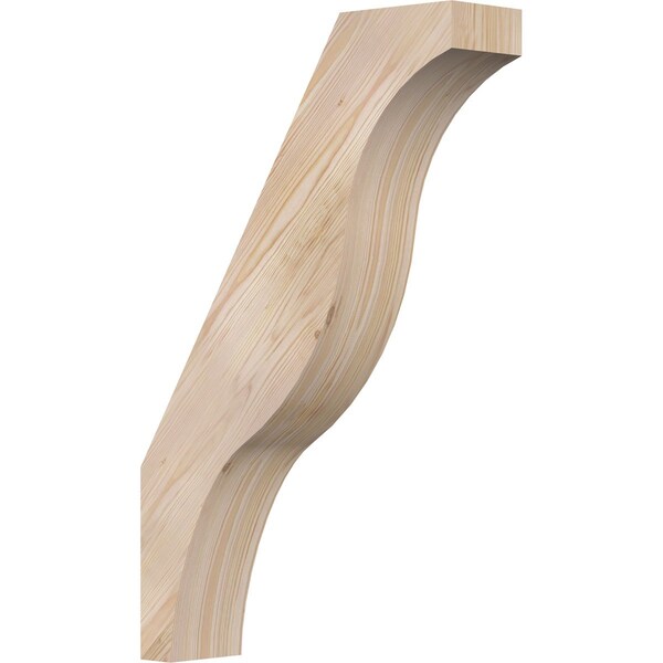 Ekena Millwork 5 1/2"W x 22"D x 34"H Funston Smooth Knee Brace, Douglas Fir BRC06X22X34FST00SDF - main